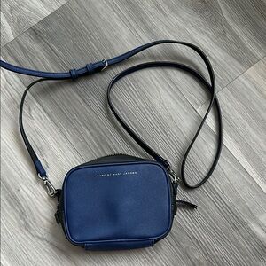 Marc by Marc Jacobs Mini Blue Camera Crossbody Bag